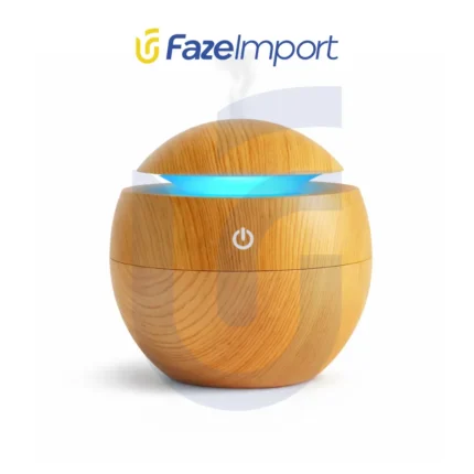 Humidificador y Difusor Circular de Aroma Ultrasónico con Luz LED